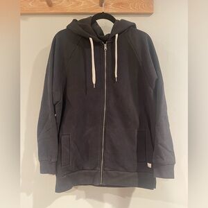 Vuori Restore Oversized Full Zip Hoodie Black M